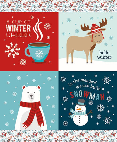 RESERVATION - A Perfect Winter Winter Cheer Panel by Lori Whitlock