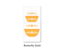 Load image into Gallery viewer, Pyrex-Inspired Tea Towel - Butterfly Gold by Twinkltoast