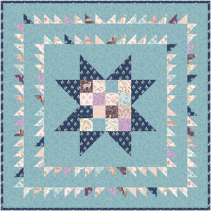 RESERVATION - My Darling Deer Little Star Quilt Kit (Blue) by Michal Marko for Poppie Cotton