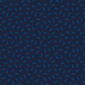 FFA Forever Blue 2 Logo Toss Navy by The RBD Designers