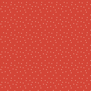 Vintage Charm Dots Red by Dani Mogstad