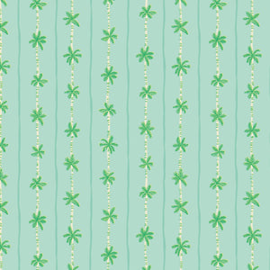 Forever Neverland Palm Stripe Songbird by Jill Howarth
