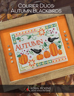 Courier Duos Autumn Blackbirds by Robin Pickens