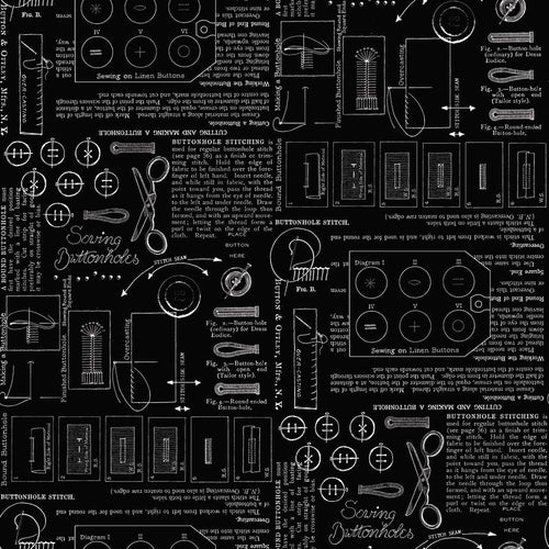 COMING SOON - Sew America Sewing Notes Black by J. Wecker Frisch