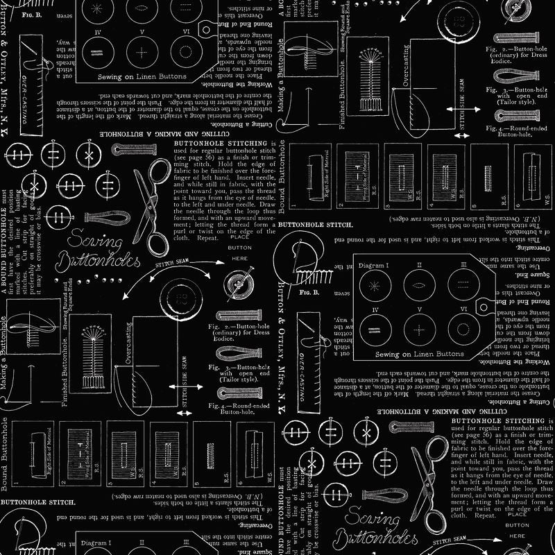 COMING SOON - Sew America Sewing Notes Black by J. Wecker Frisch