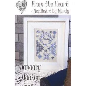 January Quaker by From the Heart Needleart