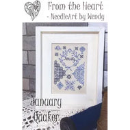 January Quaker by From the Heart Needleart