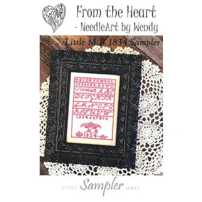 Little M B 1834 Sampler by From the Heart Needle Art