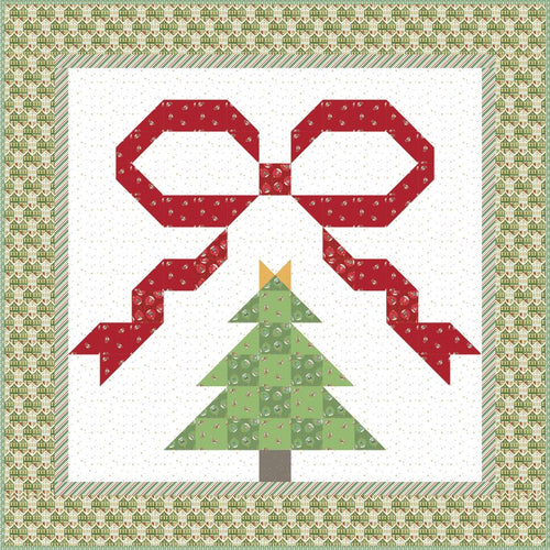 RESERVATION - Claus and Co. Bows and Monograms Quilt Kit by Melissa Mortenson