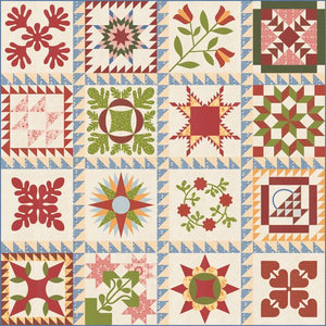 RESERVATION - Sally's Stitches 1840-1860 Turn Back Time Quilt Kit by Betsy Chutchian