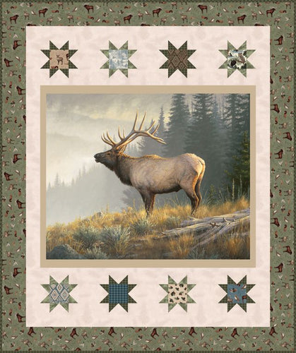 RESERVATION - Majestic in Nature II Monarch of the Mountain Panel Boxed Quilt Kit by The RBD Designers