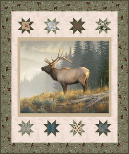 RESERVATION - Majestic in Nature II Monarch of the Mountain Panel Boxed Quilt Kit by The RBD Designers