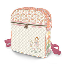 Load image into Gallery viewer, RESERVATION - Diary in Stitches Backpack Panel (Pink) by Minki Kim
