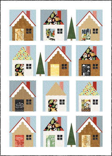 RESERVATION - Gingerbread Gingerbread Lane Quilt Kit by J. Wecker Frisch