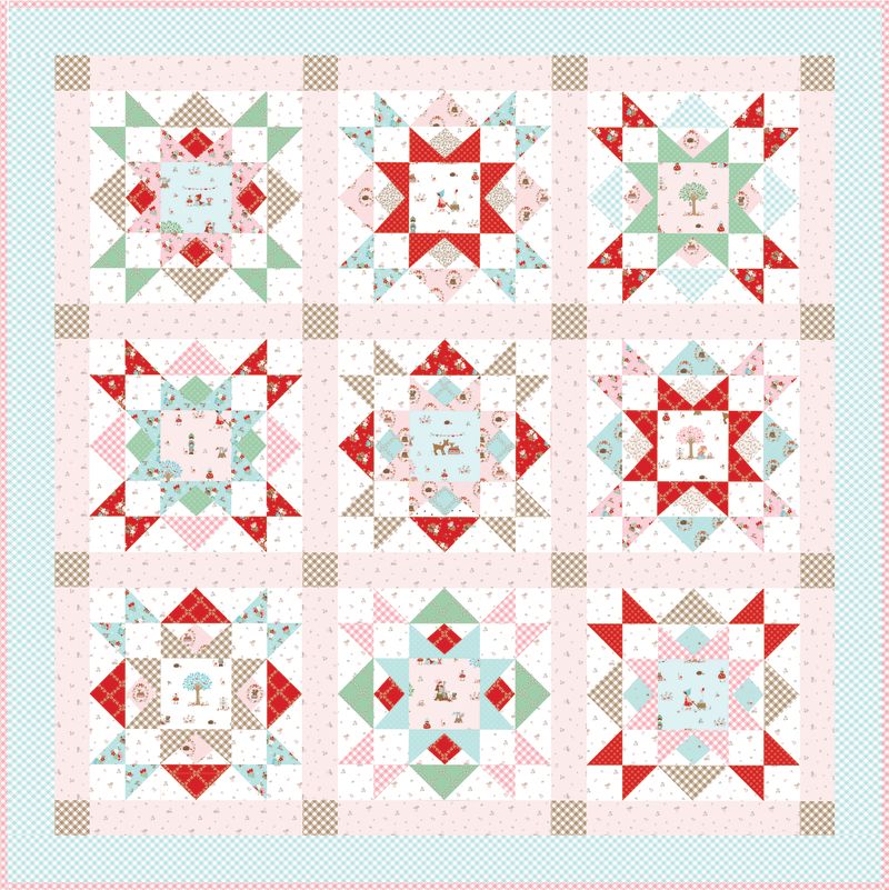 RESERVATION - Whimsical Woodland Joyful 2 Quilt Kit by Tasha Noel