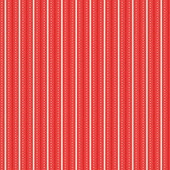 Summer's in Town Stripes Red by Sandy Gervais