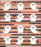 Purrs and Boos Jelly Ghosts Quilt Kit by Elena Amo
