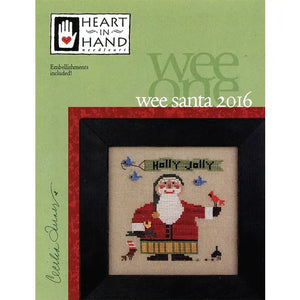Wee Santa 2016 by Heart in Hand Needleart