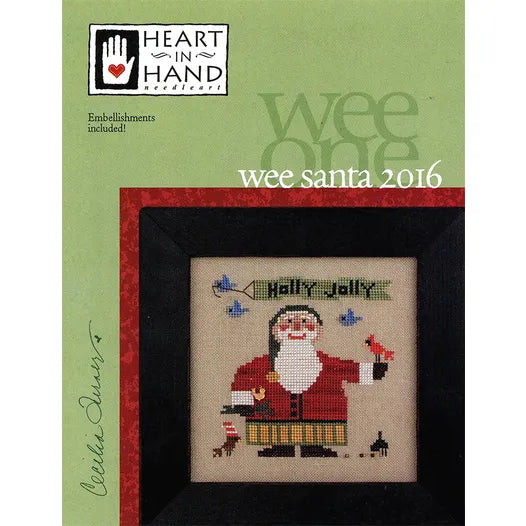 Wee Santa 2016 by Heart in Hand Needleart