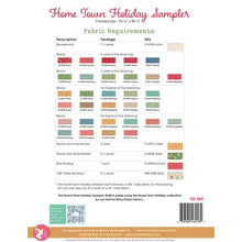 Load image into Gallery viewer, Home Town Holiday Sampler Quilt Pattern by Lori Holt