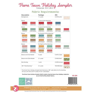 Home Town Holiday Sampler Quilt Pattern by Lori Holt