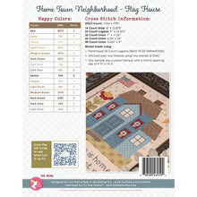 Load image into Gallery viewer, Home Town Neighborhood Flag House by Lori Holt