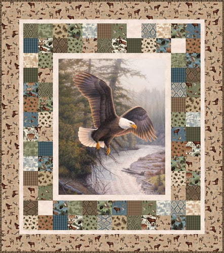 RESERVATION - Majestic in Nature II Majestic in Flight Panel Quilt Kit by The RBD Designers