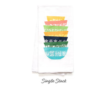Load image into Gallery viewer, Pyrex-Inspired Tea Towel - Single Stack by Twinkltoast