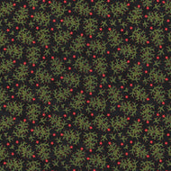 Northern Christmas Whimsical Trees Black by Teresa Kogut