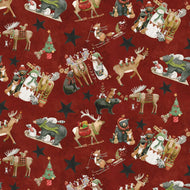 Northern Christmas Main Red by Teresa Kogut