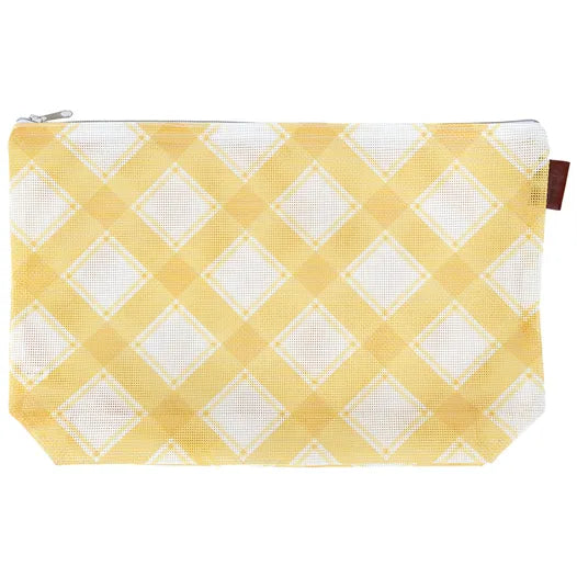 Mad for Plaid Project Bag Cornsilk by It's Sew Emma