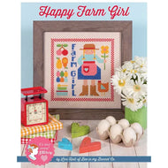 Happy Farm Girl Cross Stitch Pattern by Lori Holt