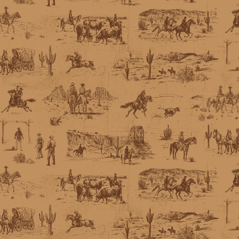 John Wayne American West Main Tan by The RBD Designers