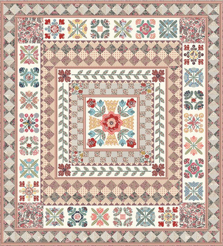 RESERVATION - Emma Jane Austen 250TH Anniversary BOM Quilt Kit by Jane Austen's House