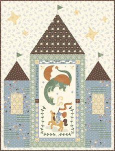 RESERVATION - Faraway Kingdom Once Upon a Time Panel Quilt Kit by Natalia Juan Abello
