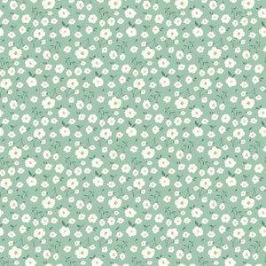 Sunsetridge Flowers Seafoam by Minki Kim