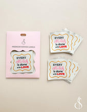 Load image into Gallery viewer, Every Stitch 2 Woven Labels by Minki Kim