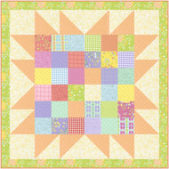 Sherbet Sunshine Flannels Barn Star Quilt Kit by Corey Yoder