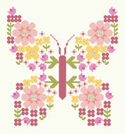 RESERVATION - Flutter and Bloom Butterfly Bouquet (Pink Version) by Jessica Chertkow Designs