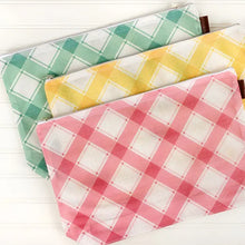 Load image into Gallery viewer, Mad for Plaid Project Bag Cornsilk by It&#39;s Sew Emma