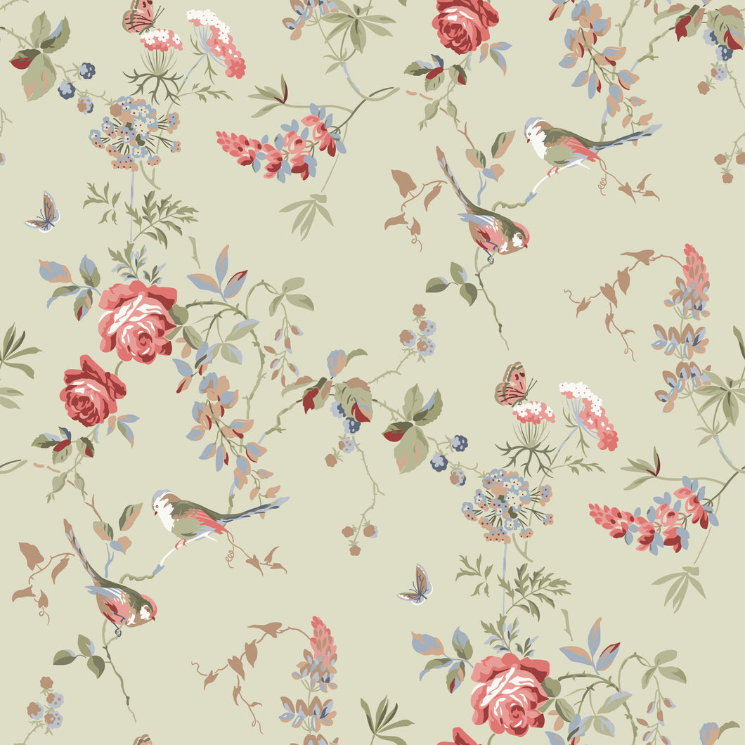 Anne of Green Gables Floral Sage by The RBD Designers
