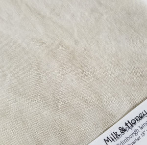 36 Count Linen - 18" x 27" Milk and Honey by Fiber on a Whim