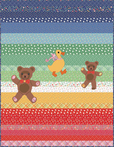 RESERVATION - Simple Pleasures Bear Hug Quilt Kit by American Jane