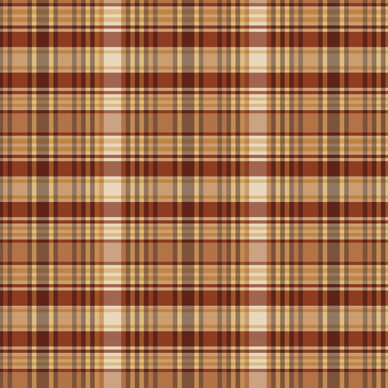 Plaid-Venture Club Fisher Nutmeg by The RBD Designers
