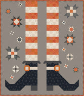 RESERVATION - Pumpkin and Licorice Bewitched Quilt Kit by Lori Holt