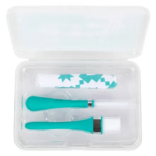Load image into Gallery viewer, Oh Sew Clean Brush and Cloth Set - Teal by It's Sew Emma
