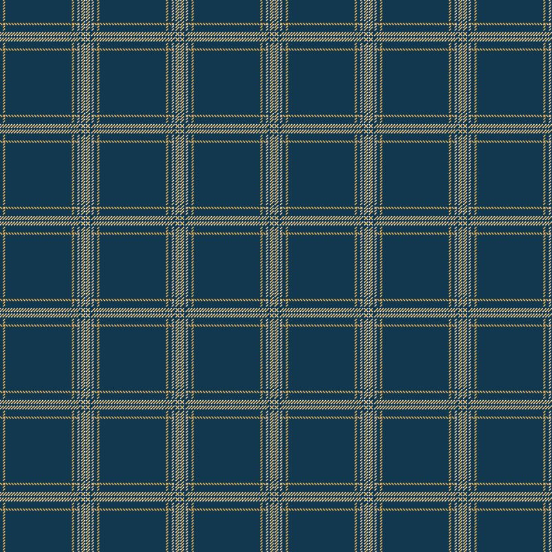 Plaid-Venture Club Hunter Navy by The RBD Designers