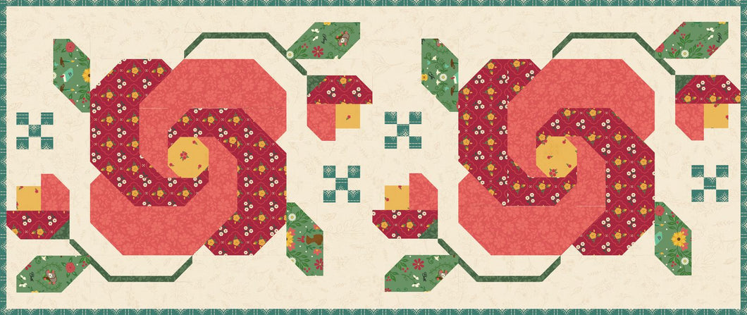 RESERVATION - Orchard House Rose in Bloom Runner Kit by Heather Peterson