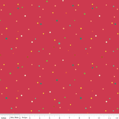 Autumn Afternoon - Hexi Dots Berry by Heather Peterson