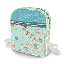 Load image into Gallery viewer, RESERVATION - Ashmere Backpack Panel (Blue) by Minki Kim